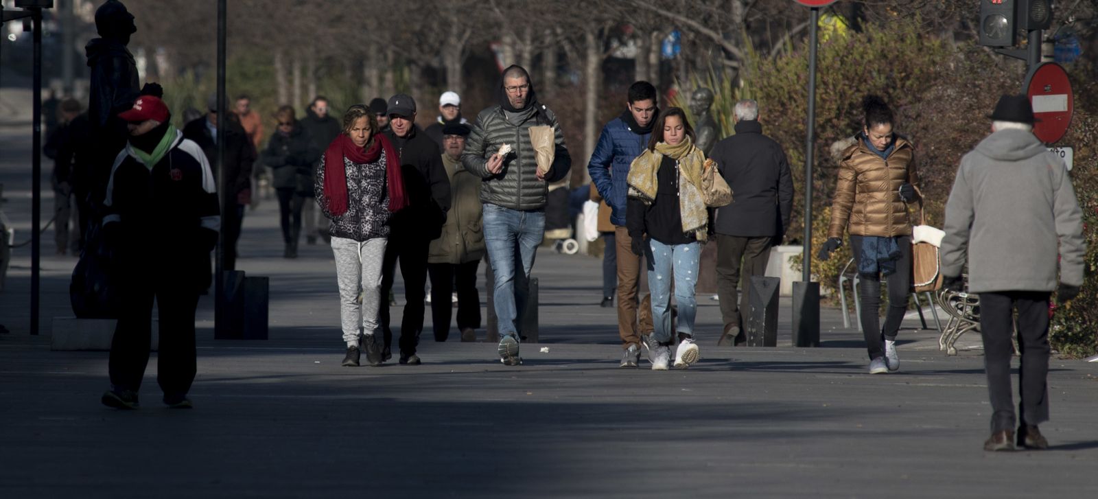 Las imágenes del duro invierno en Granada