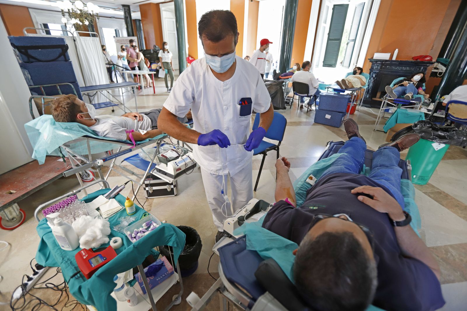 Macrocolecta de sangre en la Casa Colón