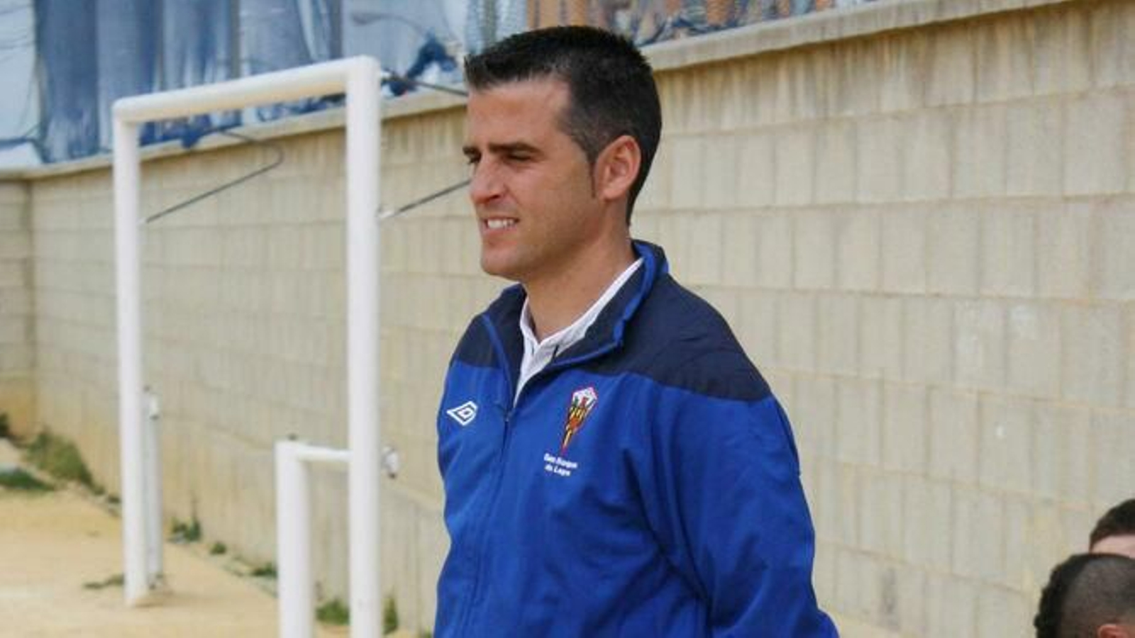 El entrenador del San Roque de Lepe, Cheli.