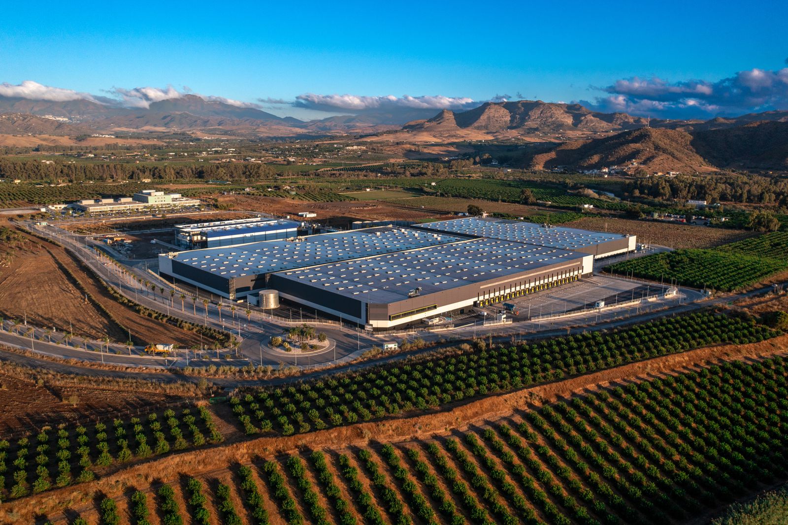 Instalaciones de Glaciarr en el Parque logístico de Fahala de Cártama.