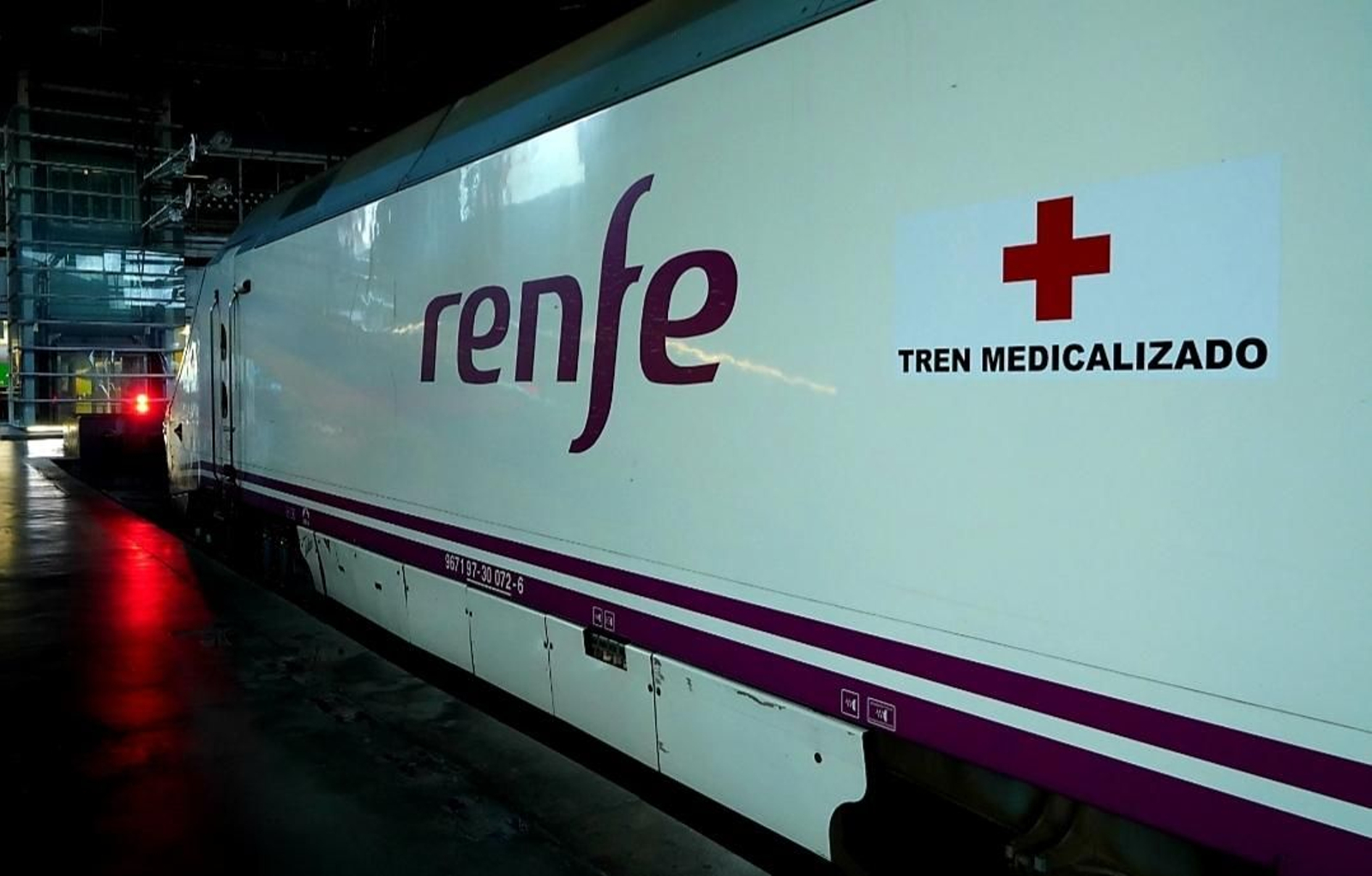Los trenes-hospital para el traslado de pacientes con coronavirus se ponen a prueba