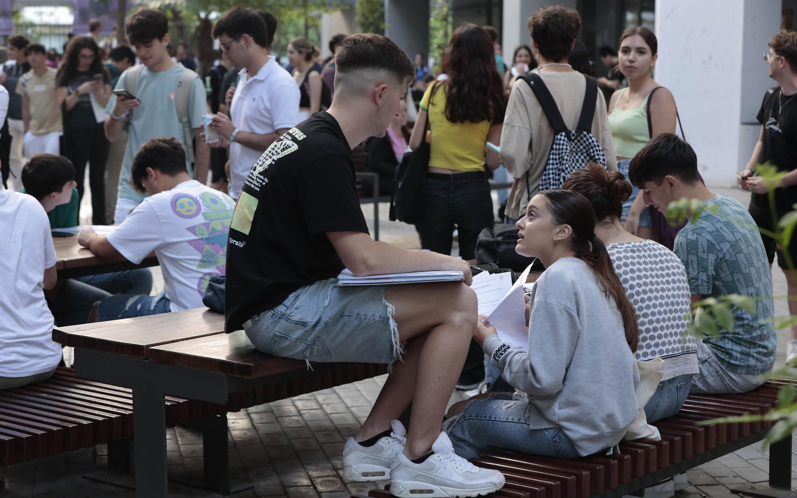 Las imágenes de la Selectividad en la Universidad de Sevilla