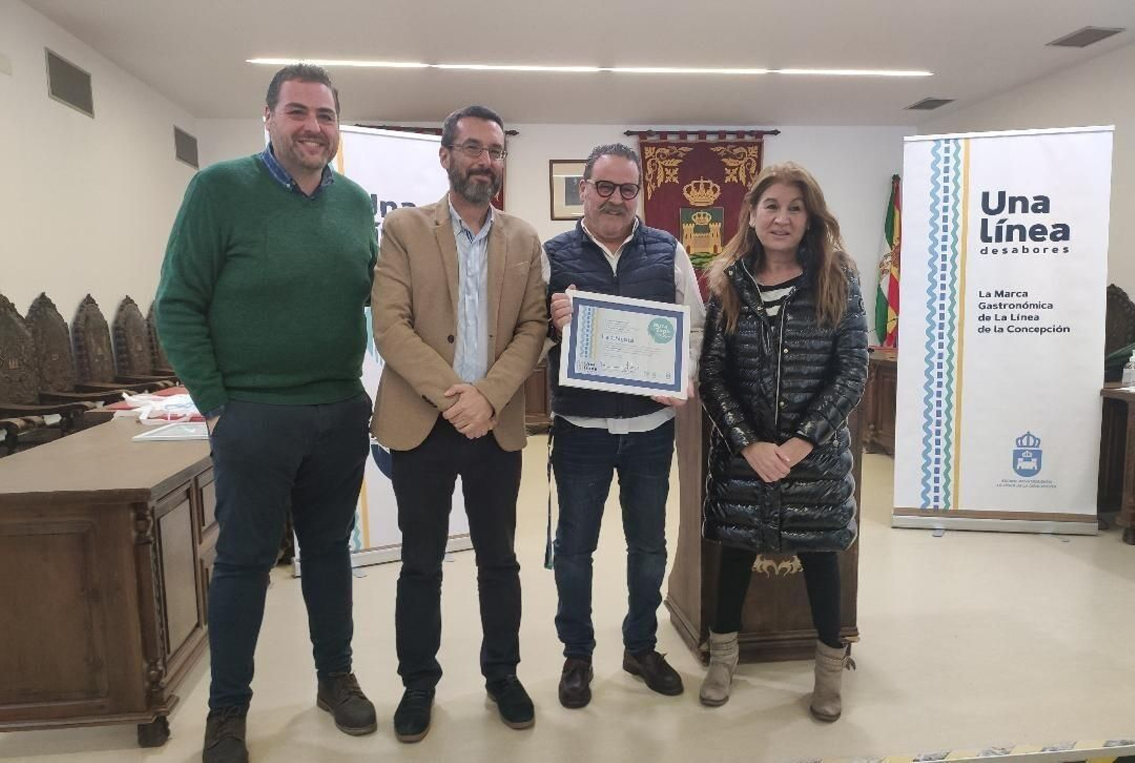 Acto de entrega de reconocimientos.