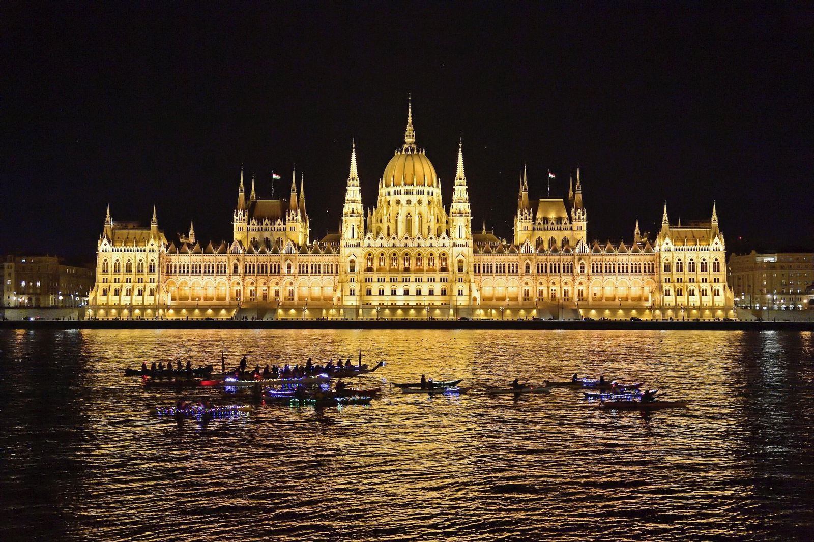 Parlamento húngaro, en Budapest.