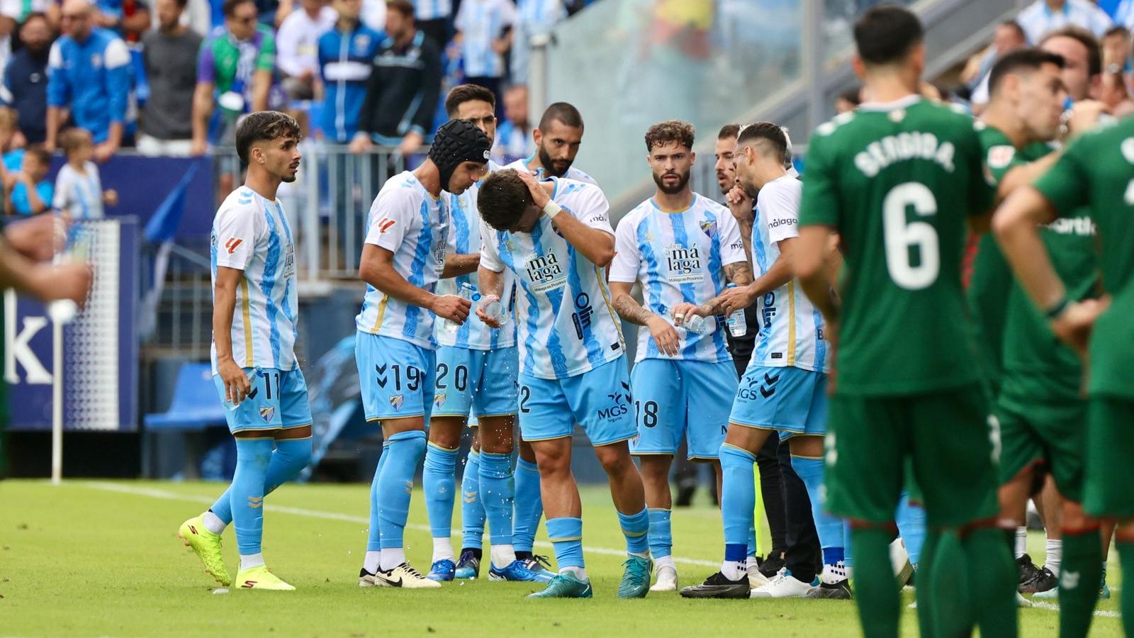 El Málaga CF - Eibar, en fotos
