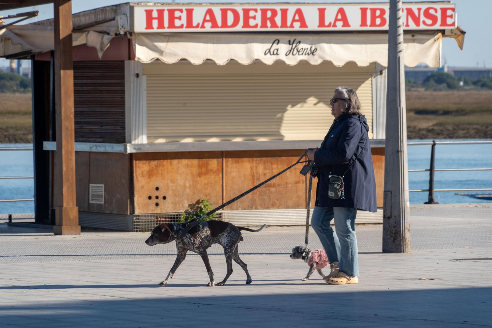 Imágenes de ambiente de Punta Umbría el 1 de enero