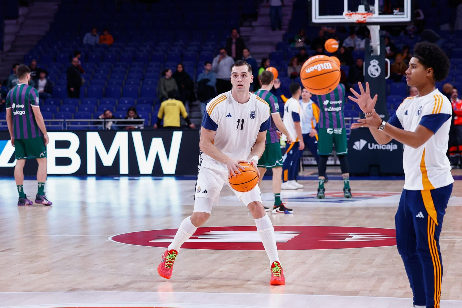 El Real Madrid-Unicaja, en fotos