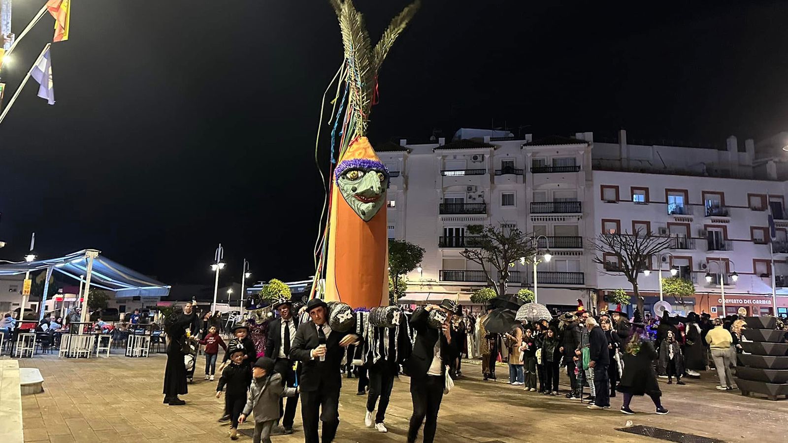 Entierro del palmito en una imagen de archivo.