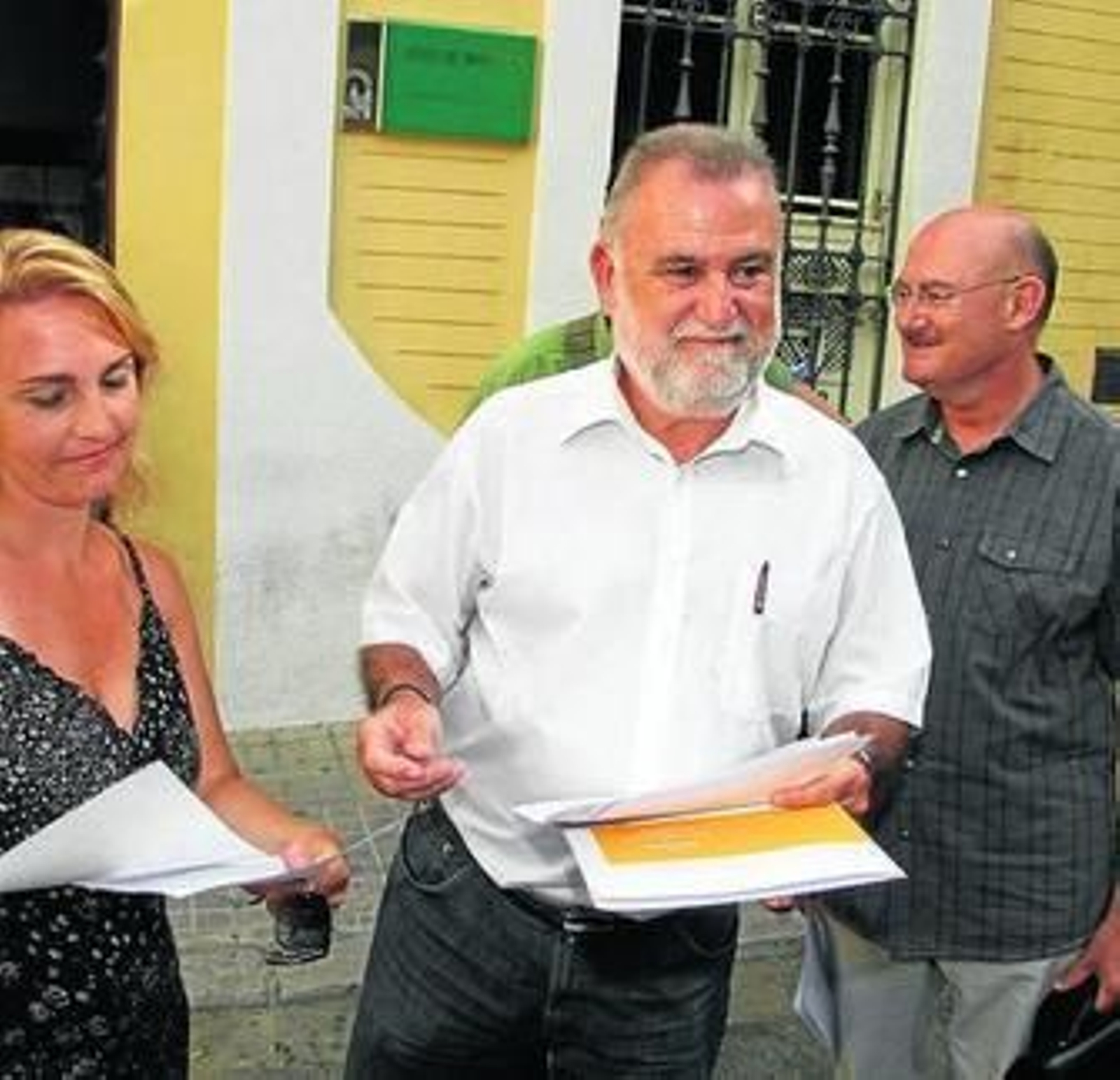 Antonio Rodrigo Torrijos presentó ayer las alegaciones al Metro.