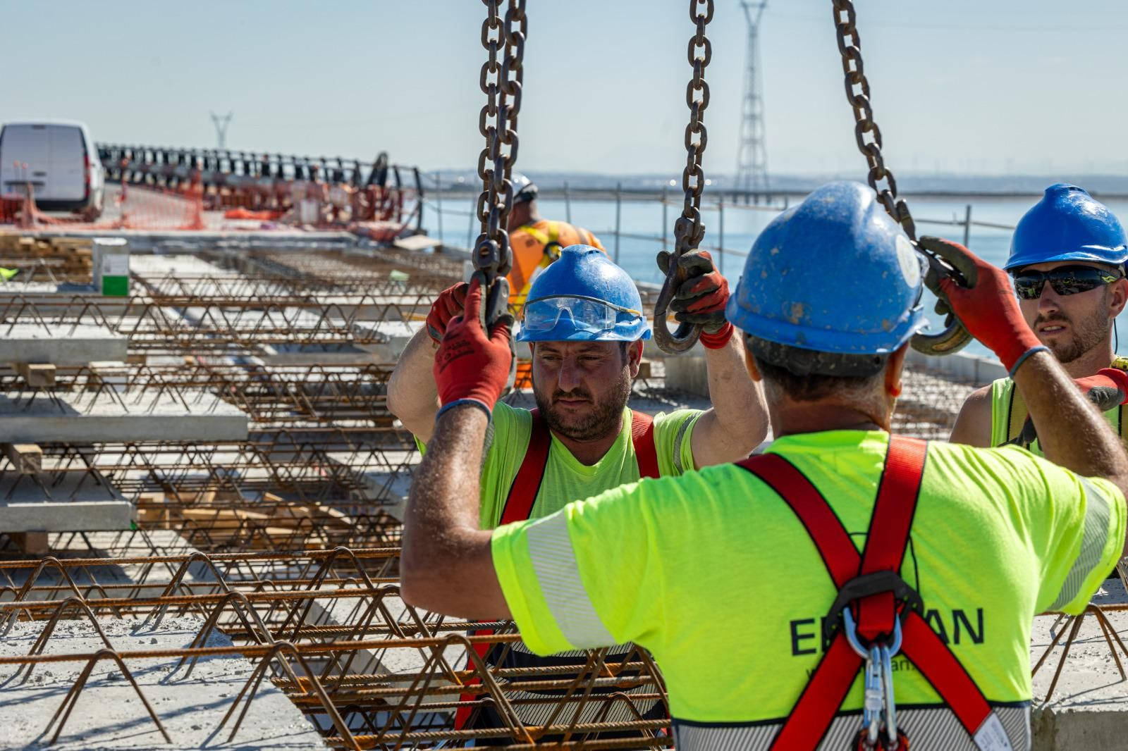 Las obras del puente Carranza en Cádiz, en imágenes