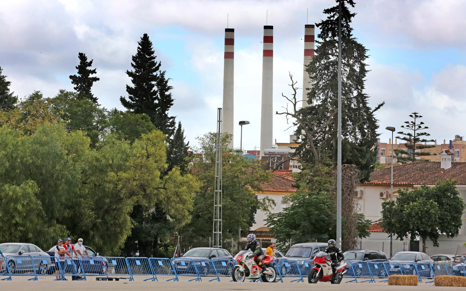 Gran ambiente en la exhibición del motor en Jerez
