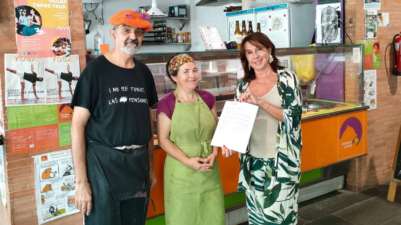 Premio de los Mercados Tradicionales de España al obrador La Osa del Mercado de Triana.