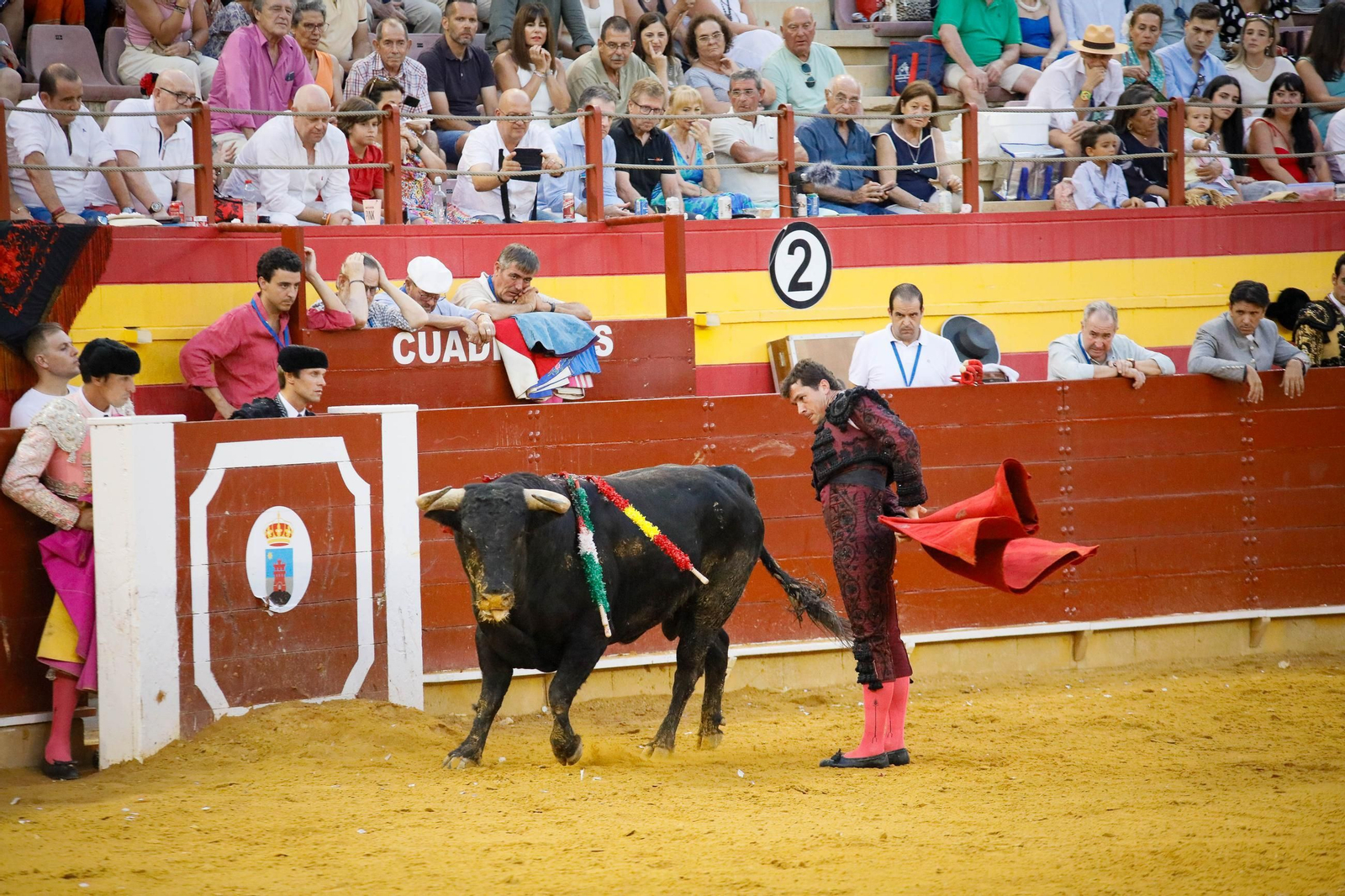 Imágenes de la corrida de toros en Roquetas de Mar