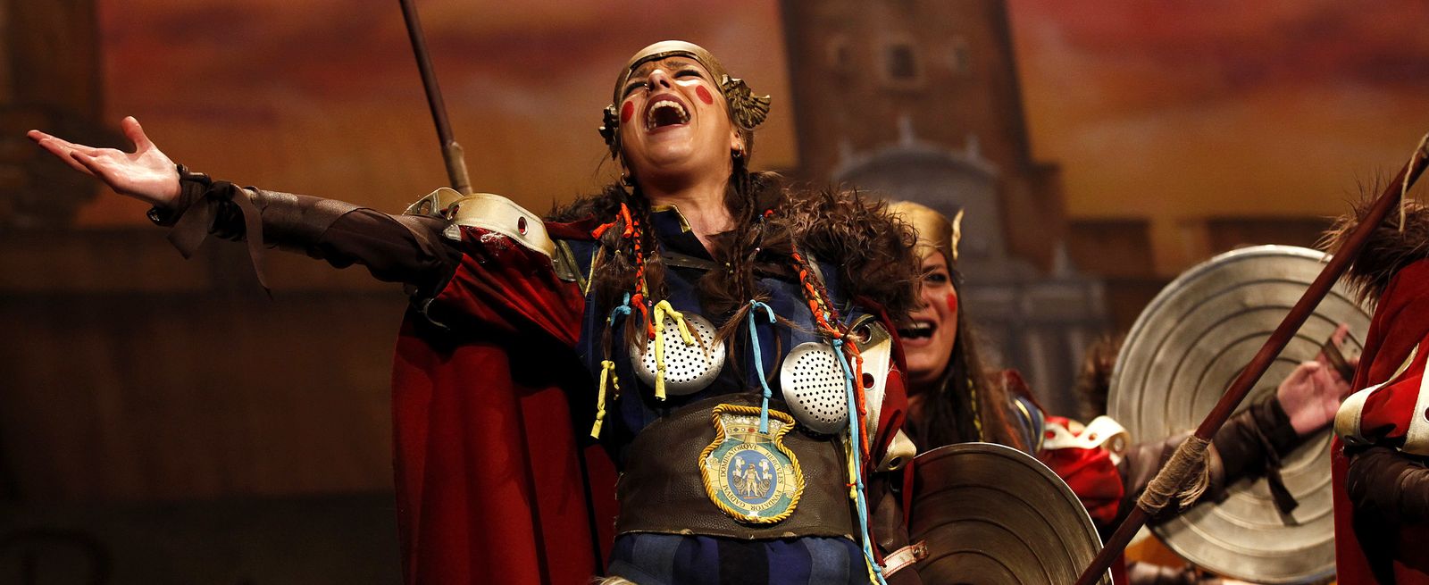 La comparsa de Borja Romero, en el COAC 2019.