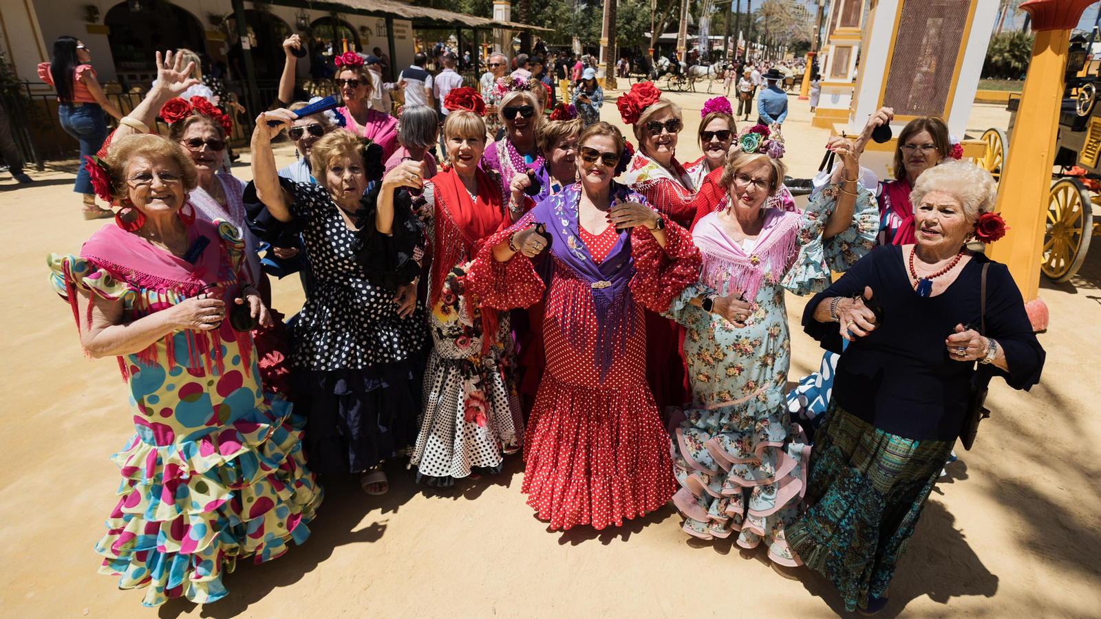 Búscate en las fotos del miércoles en la Feria de Jerez 2024