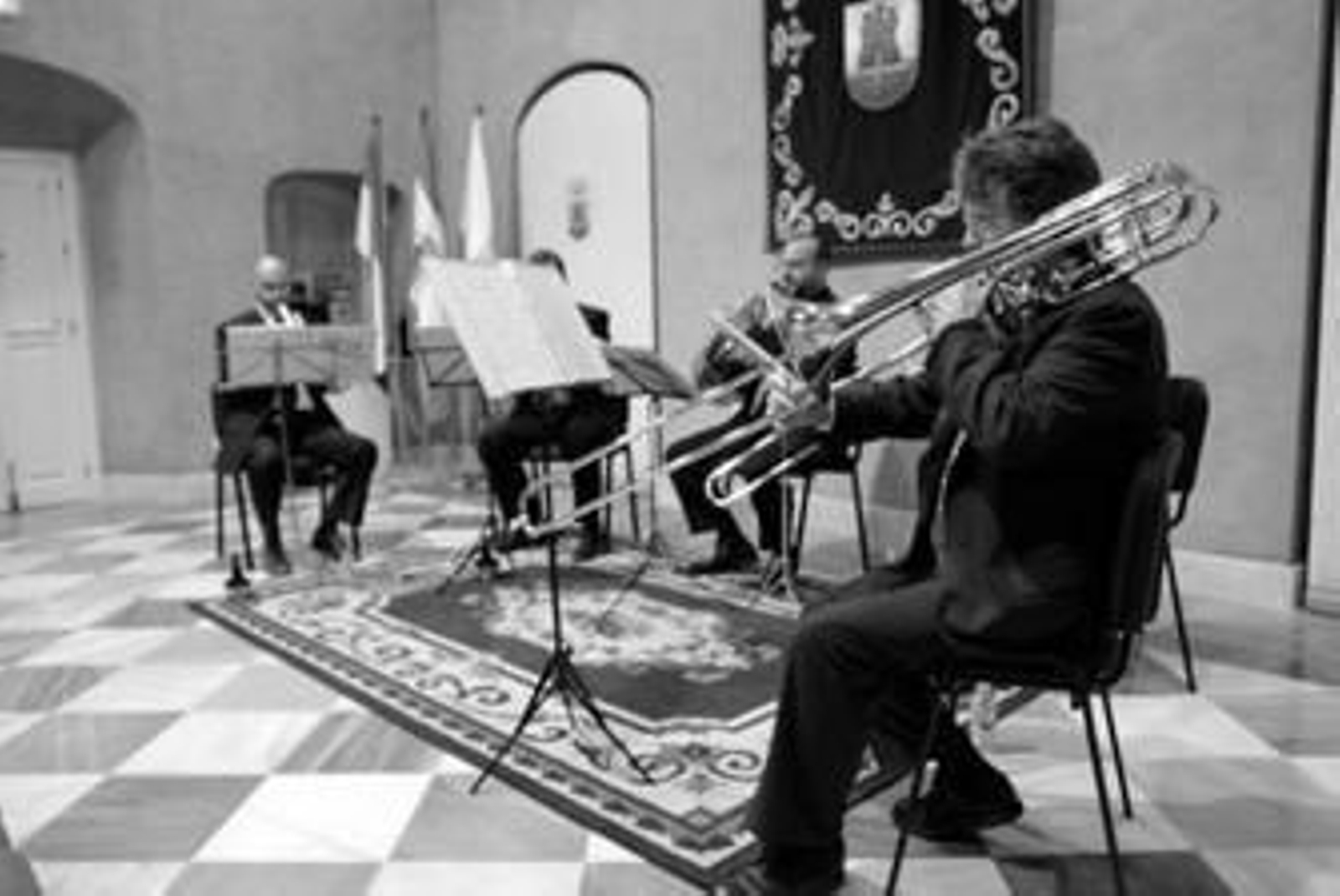 Una actuación de la Royal Brass Quintet.