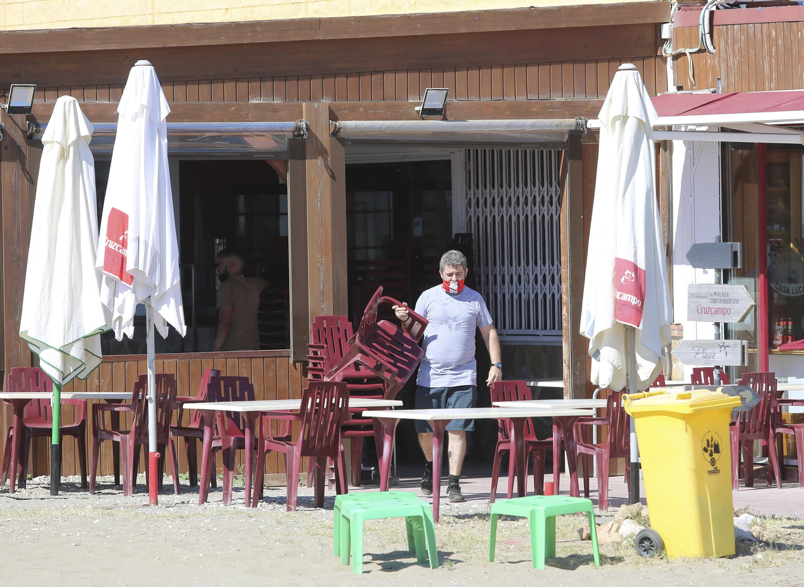 Fotos de la playa en Málaga, donde escapar del calor