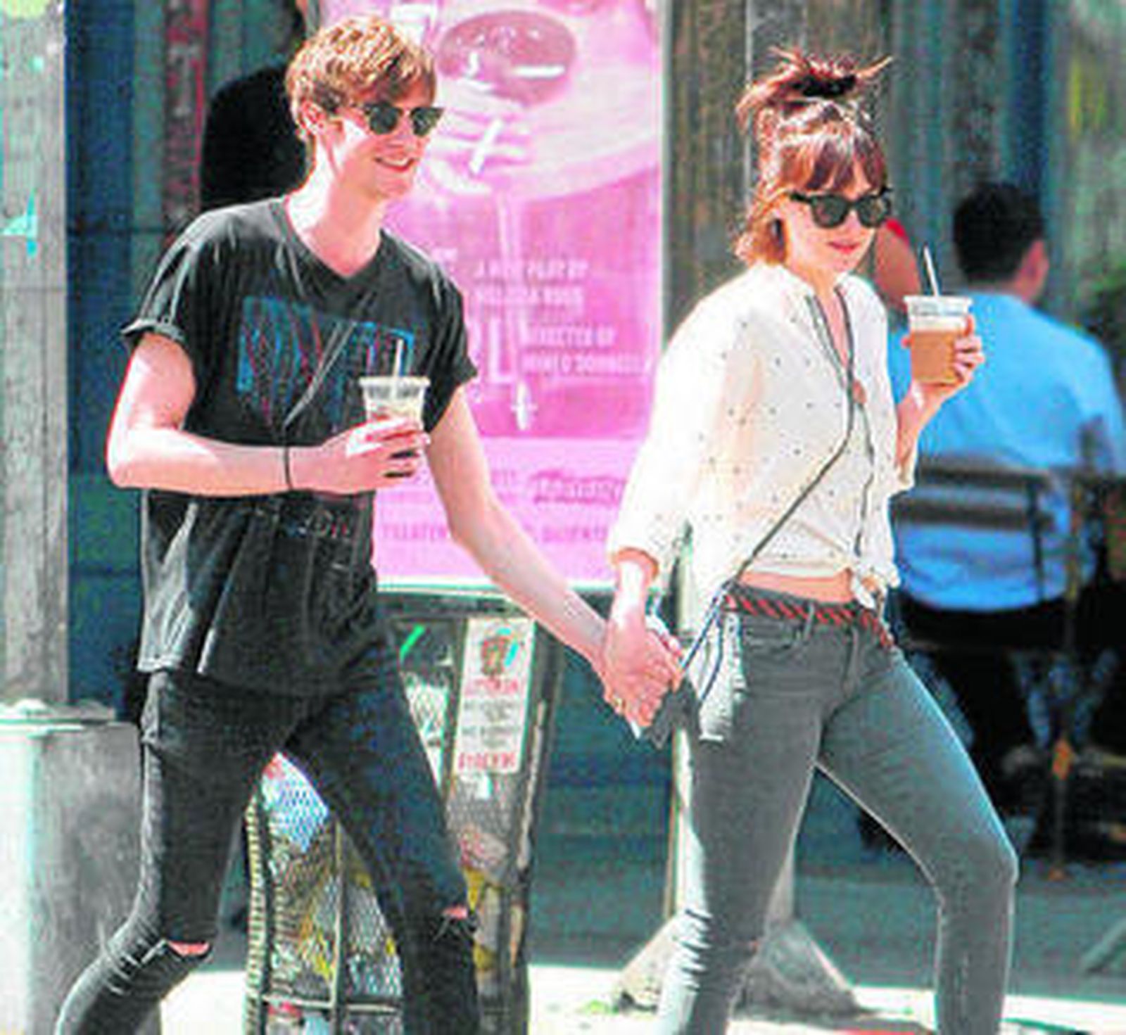 Dakota Johnson en la presentación de su película.