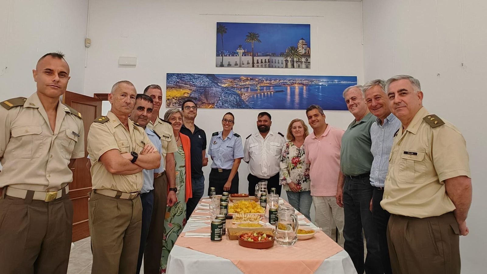 Recepción de los evaluadores en la Subdelegación de Defensa