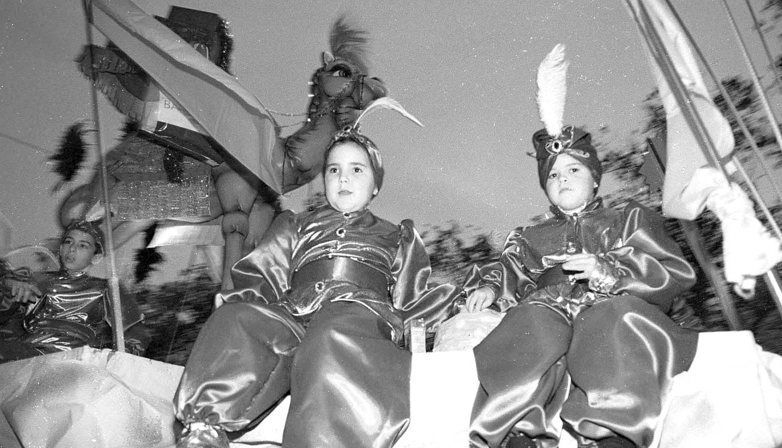 Cabalgata de Reyes de las Navidades de 2001 en San Fernando