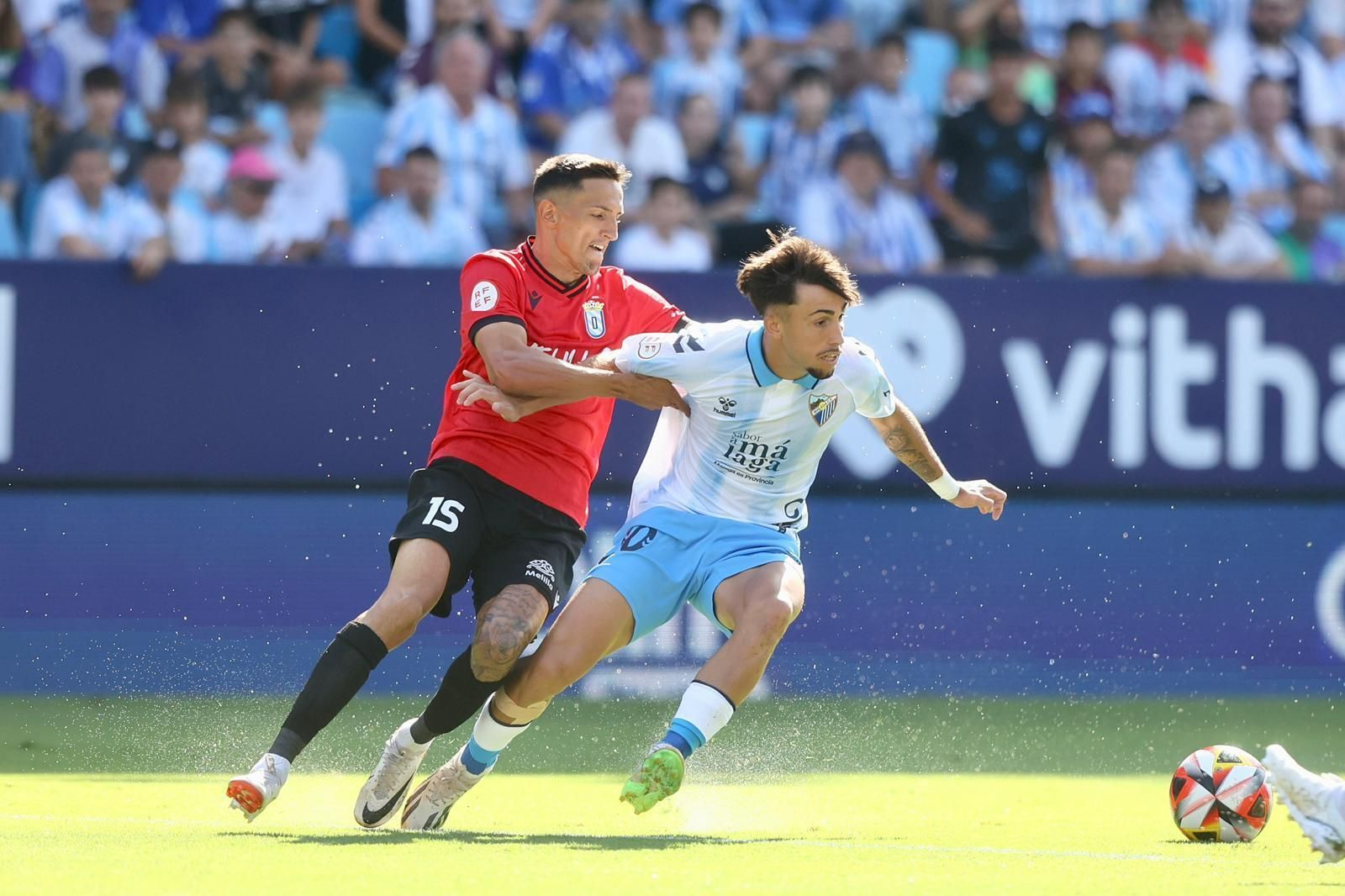 El Málaga CF-Melilla, en fotos