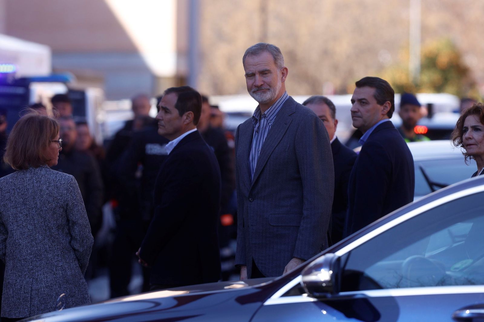 La visita de los Reyes a los heridos del accidente de Adamuz en el Hospital Reina Sofía