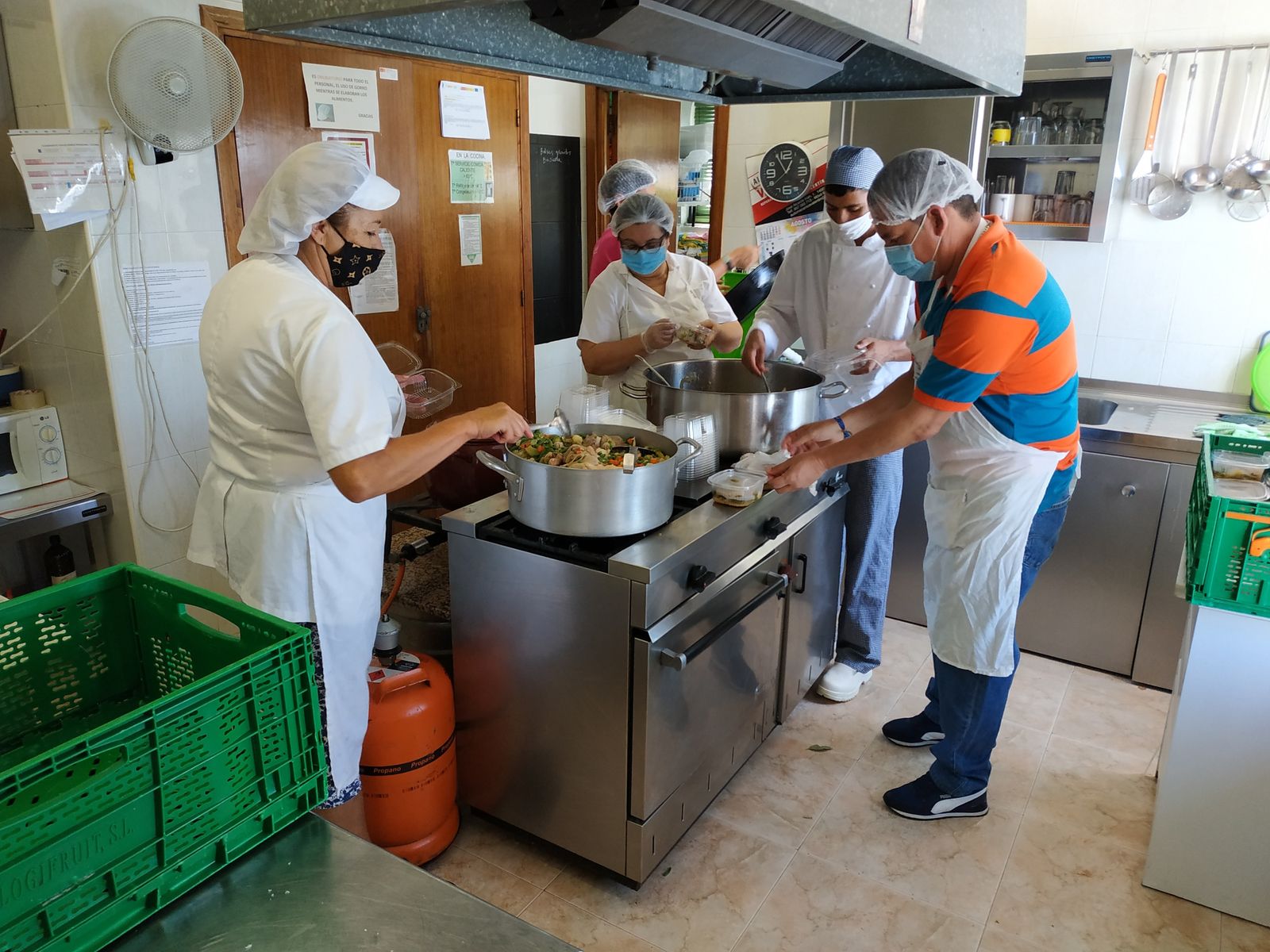 Comedor social en la capital cordobesa.