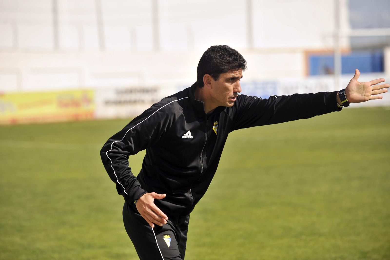 Pavón, durante su etapa en el filial del conjunto amarillo.
