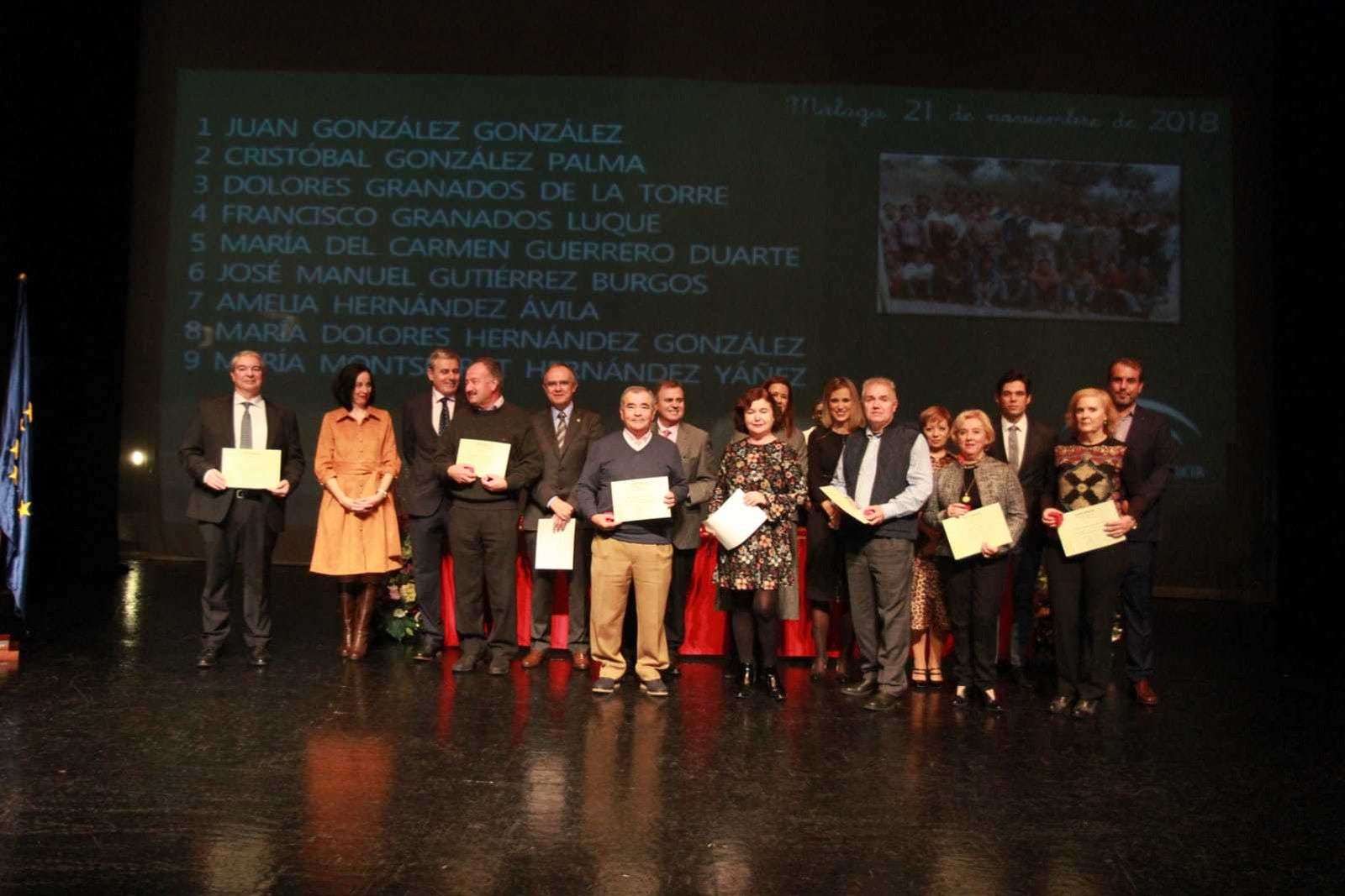 Acto de homenaje a los docentes jubilados en la provincia de Málaga