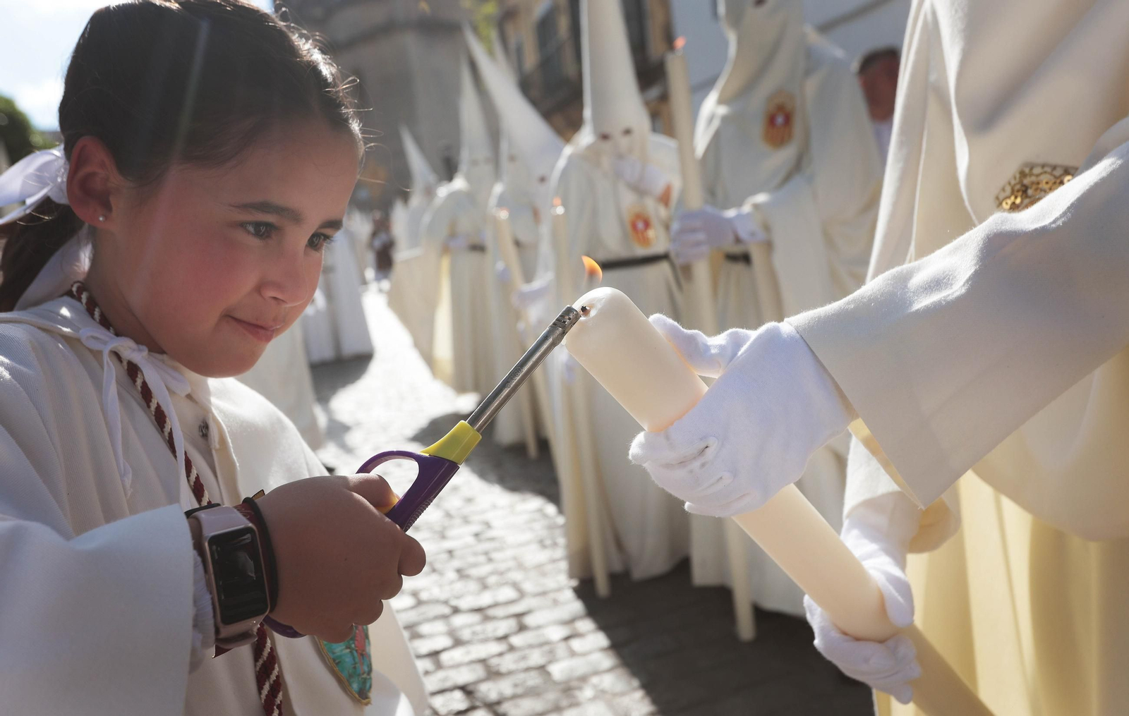 La Hermandad del Transporte en imágenes el Domingo de Ramos del 2025 en Jerez