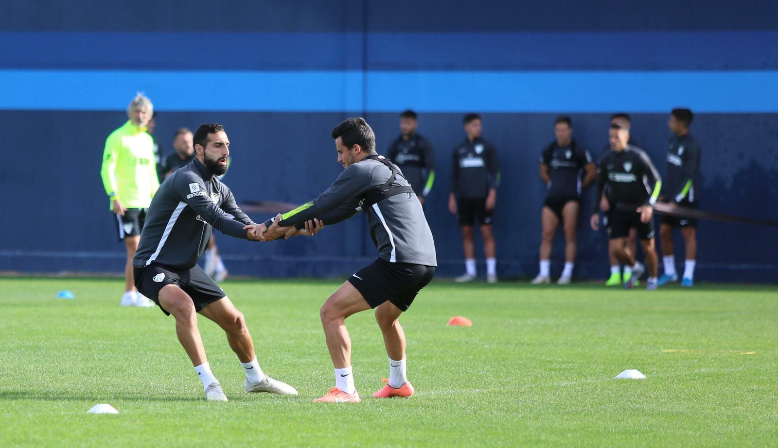 José Rodríguez y Juankar, en la sesión de este lunes.