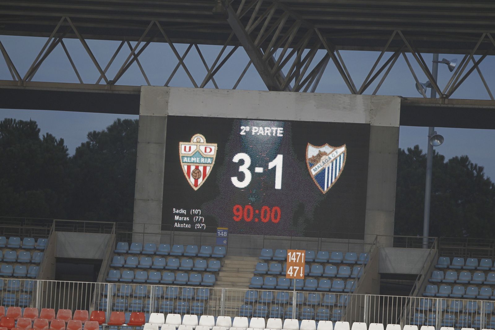 Fotogalería U.D. Almería-Málaga C.F.