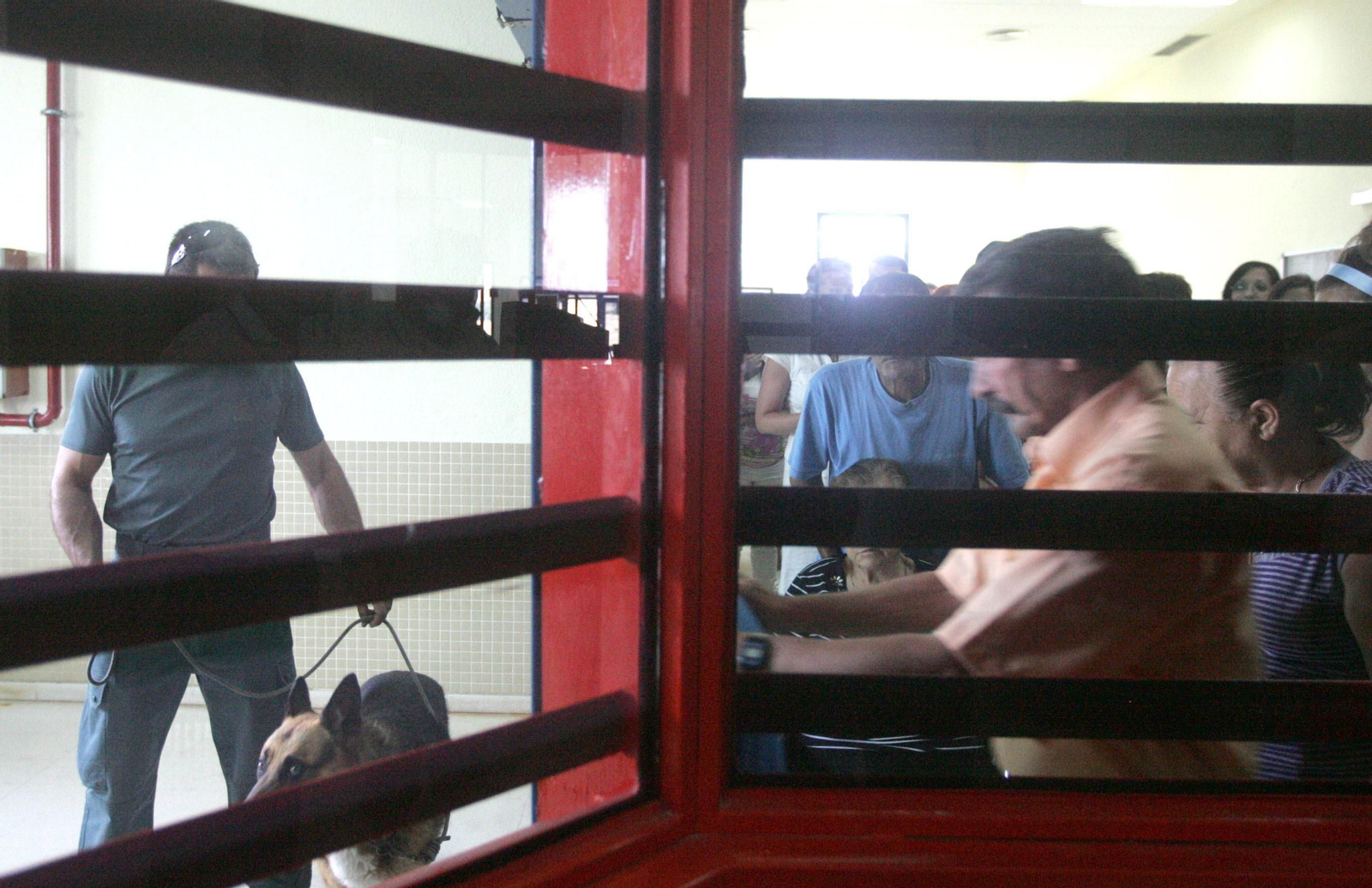 Interior de la prisión  de Botafuegos, en una foto de archivo.