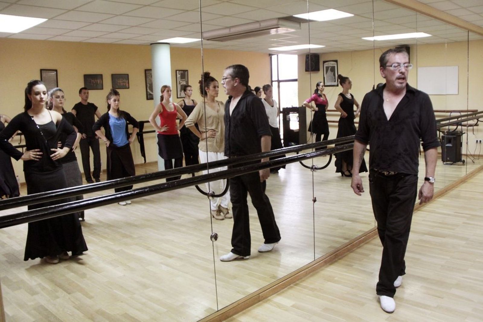 El coreógrafo Javier Latorre está siendo el encargado de poner en pie la compañía Flamenconautas.