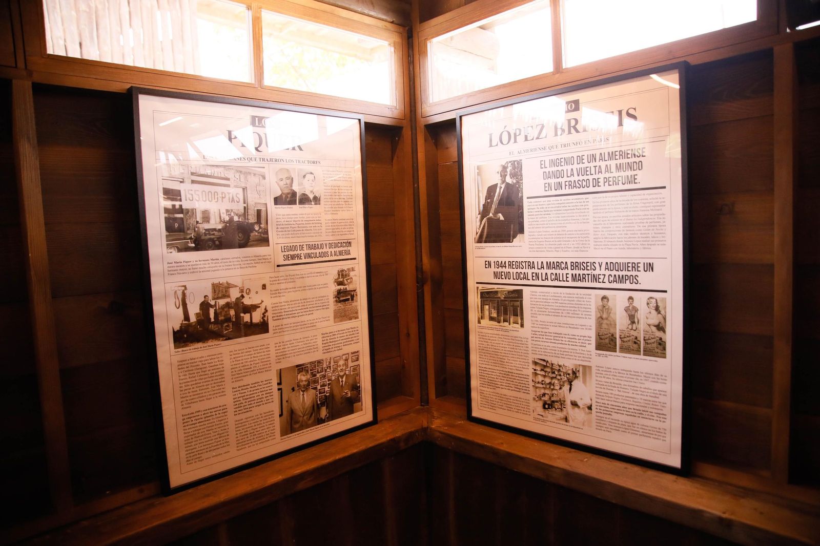 Imágenes del museo a los grandes empresarios y familias históricas de Almería