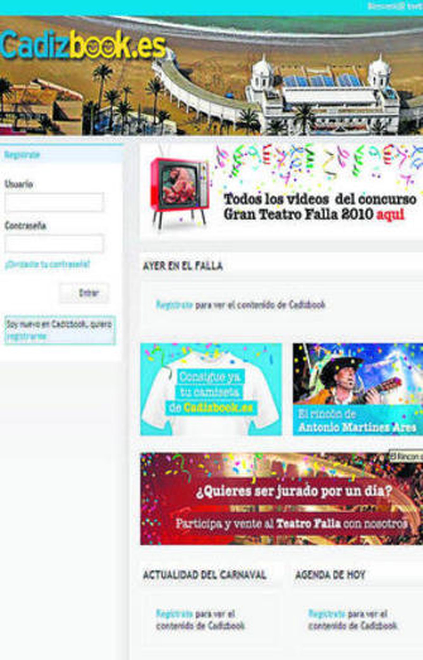 Imagen del portal de Cadizbook.