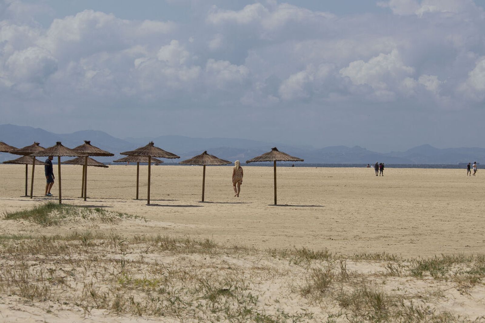 Una playa de Tarifa, este domingo.