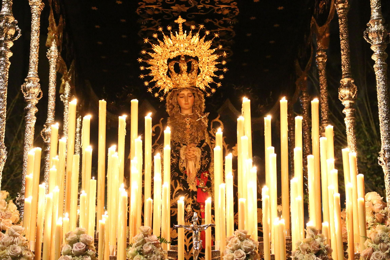 La procesión del Silencio de Almería, en imágenes