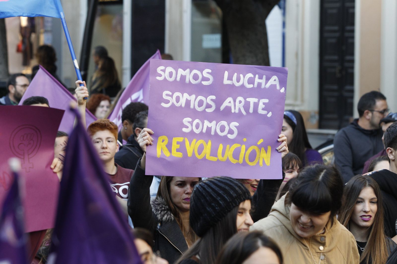 Fotogalería manifestación Día Internacional de la Mujer