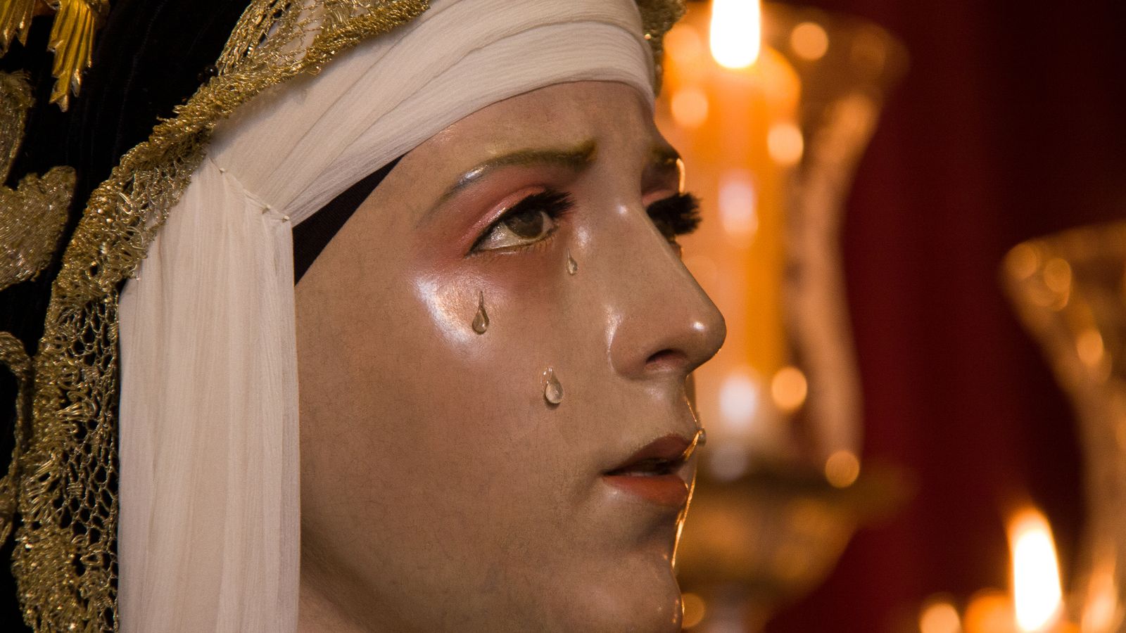 Viernes Santo en pandemia: La Carretería, en imágenes