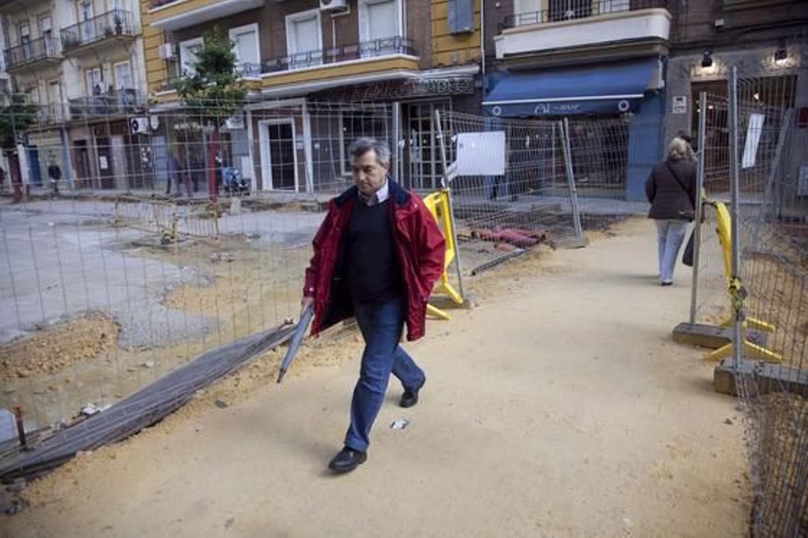 Cruce por las obras de Asunción.

Foto: Jaime Martínez