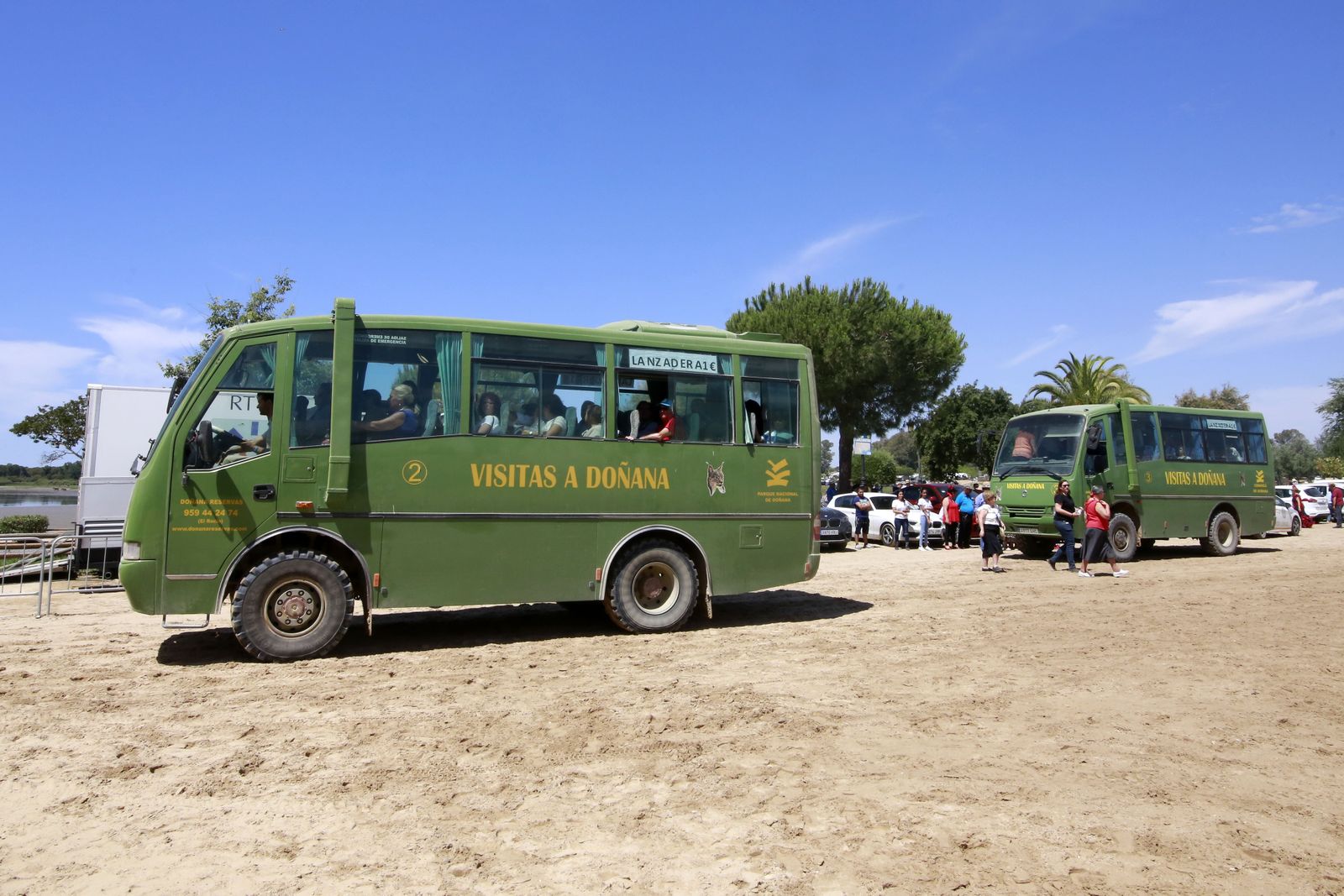 Imágenes del domingo de descanso en El Rocio