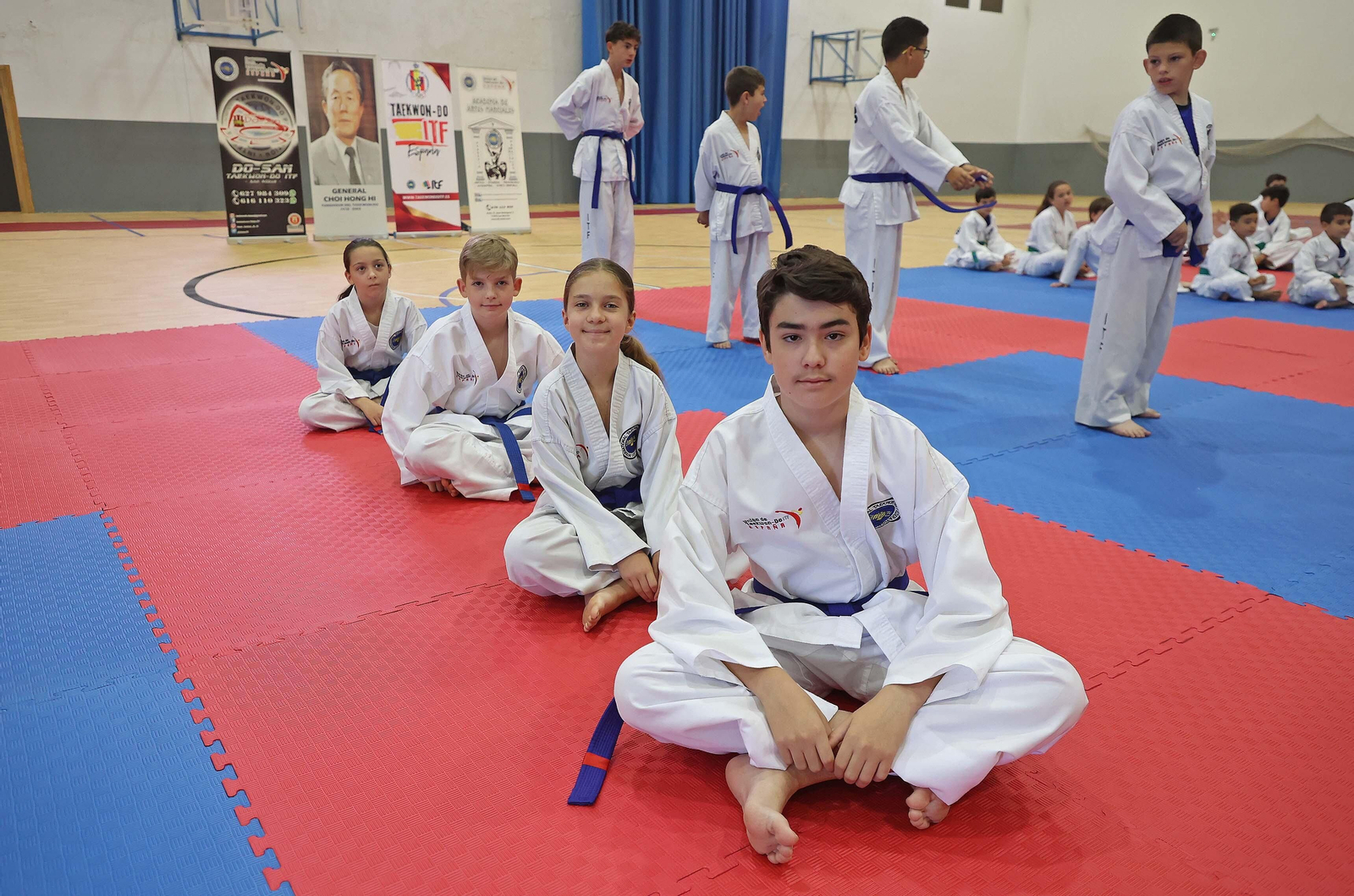 Imágenes de los exámenes de grado Taekwon - Do ITF en San Roque