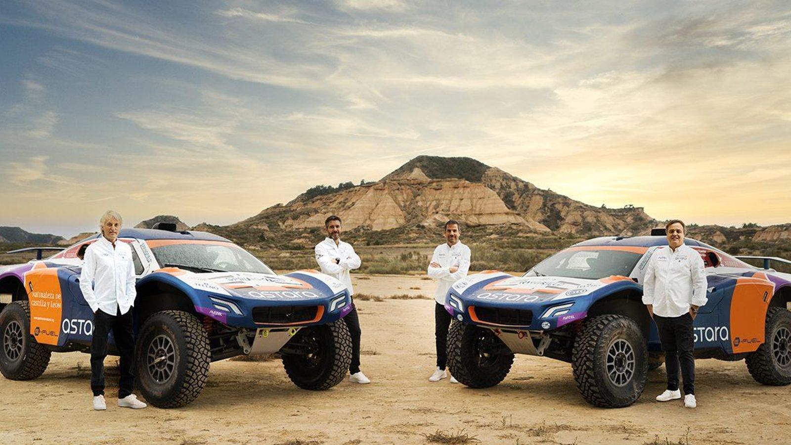 Astara Team Dakar 2022 Jesus Calleja y Edu Blanco.