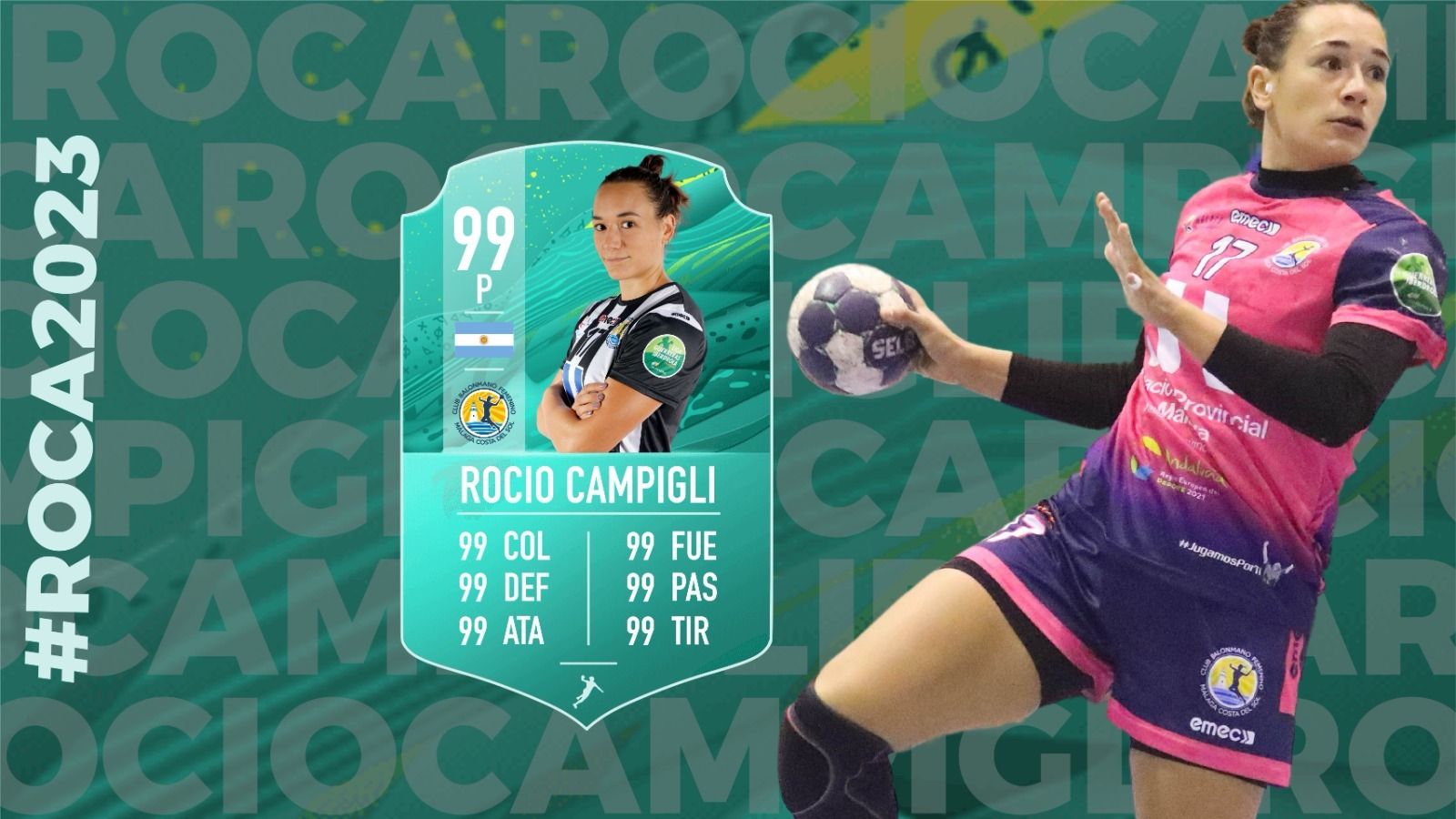Rocío Campigli, séptima renovación del Costa del Sol Málaga.