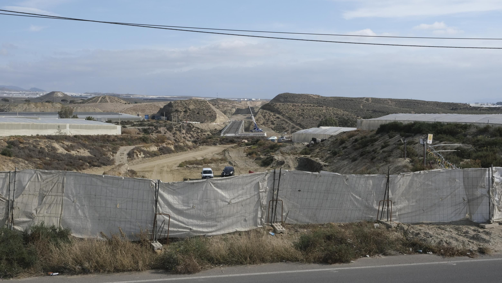 Las obras del AVE a su paso por Viator, en imágenes