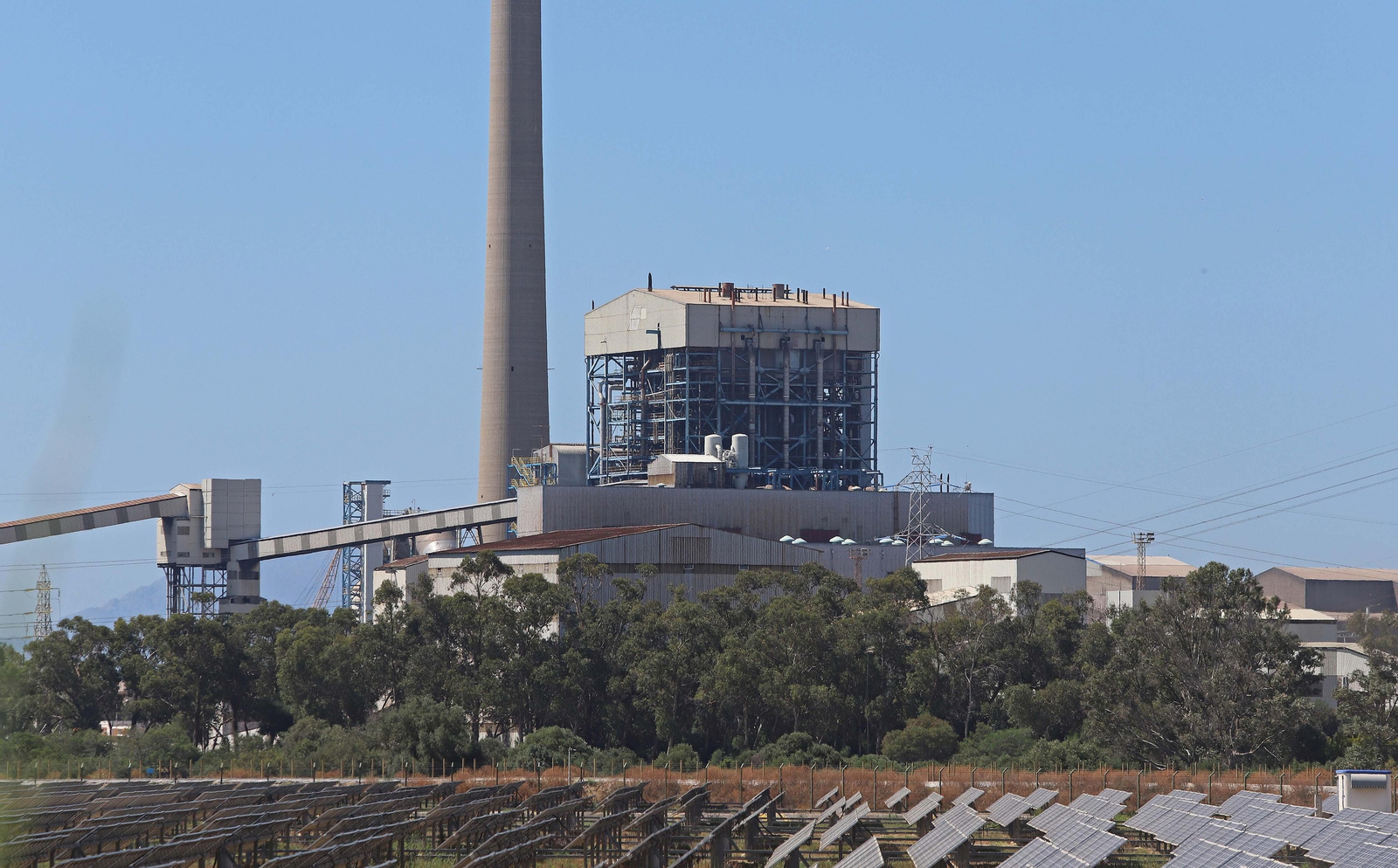 La central térmica de Los Barrios.