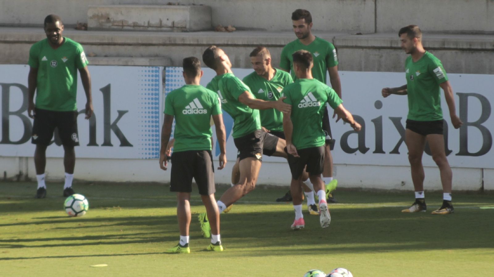 Un momento del entrenamiento