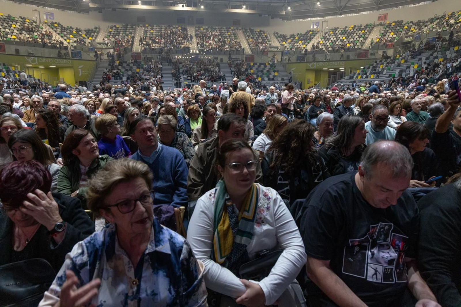 Así se disfruta en Jaén del concierto de Raphael, "Raphaelísimo"