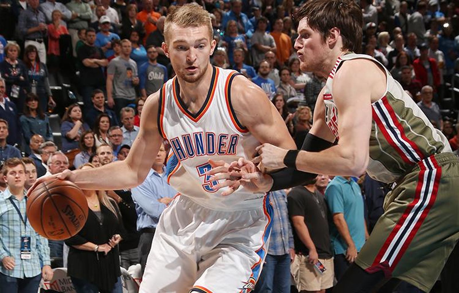 Domantas Sabonis, en una jugada